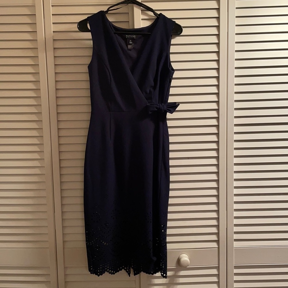 Navy Sleeveless Dress